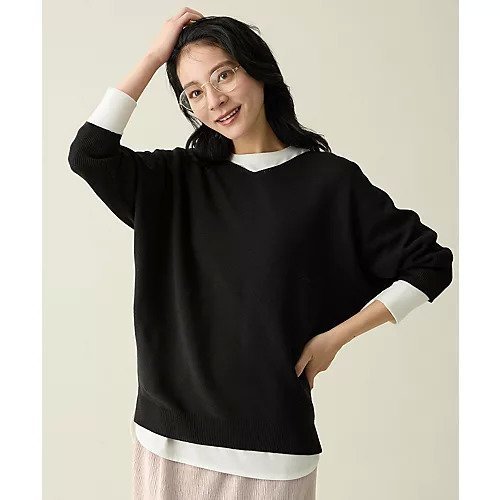 【エニー/ANY】のラメガーターニット インテリア・キッズ・メンズ・レディースファッション・服の通販 founy(ファニー) 　ファッション　Fashion　レディースファッション　Fashion for Women　トップス・カットソー　Cut & Sew Tops　ニット　Knit Tops & Sweaters　シンプル　Simple, Minimal　デニム　Denim, Jeans Material　ボトム　Bottoms, Lower Wear　ワイド　Wide, Wide Fit　エレガント 上品　Elegant　ブラック|ID: prp329100004838939 ipo3291000000036271777