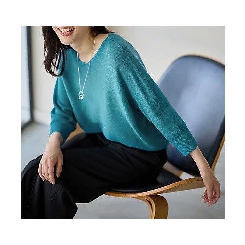 【エニー/ANY】のラメガーターニット 人気、トレンドファッション・服の通販 founy(ファニー) 　ファッション　Fashion　レディースファッション　Fashion for Women　トップス・カットソー　Cut & Sew Tops　ニット　Knit Tops & Sweaters　シンプル　Simple, Minimal　デニム　Denim, Jeans Material　ボトム　Bottoms, Lower Wear　ワイド　Wide, Wide Fit　エレガント 上品　Elegant　other-2|ID: prp329100004838939 ipo3291000000036271780