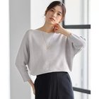 【エニー/ANY】のラメガーターニット ライトグレー|ID: prp329100004838939 ipo3291000000036289603