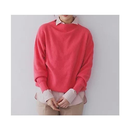 【エニー/ANY】の【8色展開】アゼボトルニットプルオーバー インテリア・キッズ・メンズ・レディースファッション・服の通販 founy(ファニー) 　ファッション　Fashion　レディースファッション　Fashion for Women　トップス・カットソー　Cut & Sew Tops　ニット　Knit Tops & Sweaters　カジュアルプルオーバー・ニットトップス　Pullovers & Knit Tops / Casual Pullovers　おすすめ　Recommended / Our Picks　インナー　Innerwear　カラフル　Colorful Design　デニム　Denim, Jeans Material　ボトルネック　Bottle Neck, Mock Neck　畦　Ribbed Knit　ピンク|ID: prp329100004838940 ipo3291000000035293403