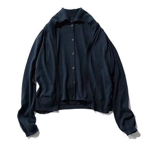 【スアデオ/suadeo】の【神山まりあさんコラボ】レイヤード風ニット インテリア・キッズ・メンズ・レディースファッション・服の通販 founy(ファニー) 　ファッション　Fashion　レディースファッション　Fashion for Women　トップス・カットソー　Cut & Sew Tops　ニット　Knit Tops & Sweaters　おすすめ　Recommended / Our Picks　アンサンブル　Ensemble Set　カーディガン　Cardigan, Knitwear　コラボ　Collaboration, Collab　タートル　Turtleneck, Turtle Collar　デコルテ　Décolleté, Neckline　ドッキング　Docking, Mixed Material　ノースリーブ　Sleeveless, No-Sleeve　ボトム　Bottoms, Lower Wear　洗える　Machine Washable　ネイビー|ID: prp329100004838942 ipo3291000000035312416