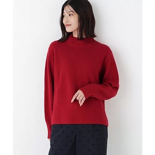 【ヒューマンウーマン/HUMAN WOMAN】のウールハイネック片畦プルオーバー インテリア・キッズ・メンズ・レディースファッション・服の通販 founy(ファニー) ファッション Fashion レディースファッション Fashion for Women トップス・カットソー Cut & Sew Tops カジュアルプルオーバー・ニットトップス Pullovers & Knit Tops / Casual Pullovers おすすめ Recommended / Our Picks インナー Innerwear スタンダード Standard, Basic ハイネック High Neck, Mock Neck ベーシック Basic, Essential ボックス Boxy, Box Shape 洗える Machine Washable 畦 Ribbed Knit レッド|ID: prp329100004838943 ipo3291000000035261201