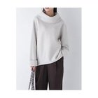 【ヒューマンウーマン/HUMAN WOMAN】のウールリング圧縮オフタートルオーバートップス グレー|ID: prp329100004838948 ipo3291000000035261227