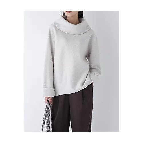 【ヒューマンウーマン/HUMAN WOMAN】のウールリング圧縮オフタートルオーバートップス インテリア・キッズ・メンズ・レディースファッション・服の通販 founy(ファニー) 　ファッション　Fashion　レディースファッション　Fashion for Women　トップス・カットソー　Cut & Sew Tops　おすすめ　Recommended / Our Picks　ストレート　Straight, Straight Cut　スリム　Slim, Slim Fit　ワイド　Wide, Wide Fit　グレー|ID: prp329100004838948 ipo3291000000035261227