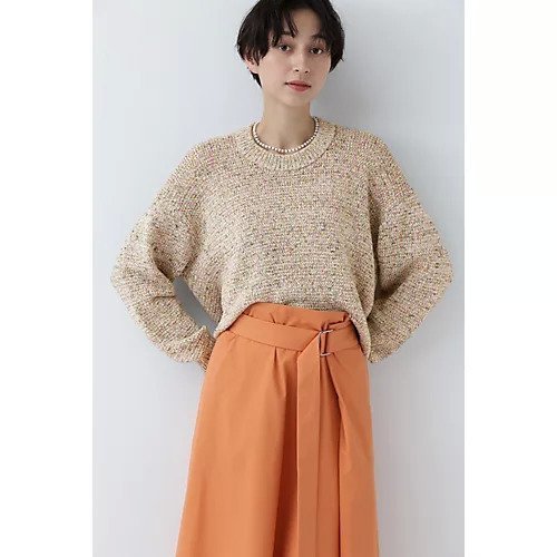 【ヒューマンウーマン/HUMAN WOMAN】のカラーミックスニット インテリア・キッズ・メンズ・レディースファッション・服の通販 founy(ファニー) 　ファッション　Fashion　レディースファッション　Fashion for Women　トップス・カットソー　Cut & Sew Tops　ニット　Knit Tops & Sweaters　おすすめ　Recommended / Our Picks　シンプル　Simple, Minimal　スタンダード　Standard, Basic　ドロップ　Drop Shoulder, Dropped Style　パターン　Pattern, Design Print　ボトム　Bottoms, Lower Wear　ミックス　Mix, Mixed Style　春　Spring　ピンクMIX|ID: prp329100004838949 ipo3291000000035317915