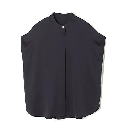 【ドレスハーセルフ/DRESS HERSELF】のシルク混ブラウス インテリア・キッズ・メンズ・レディースファッション・服の通販 founy(ファニー) ファッション Fashion レディースファッション Fashion for Women トップス・カットソー Cut & Sew Tops シャツ・ブラウス・オフィスカジュアル Elegant Blouses & Button-Ups サテン Satin, Glossy Fabric シルク Silk, 100% Silk セットアップ Set-Up, Coordinated Outfit ドロップ Drop Shoulder, Dropped Style エレガント 上品 Elegant 人気 Popular, Best Seller 夏 Summer 定番 Standard, Basic Item 洗える Machine Washable チャコールグレー|ID: prp329100004838951 ipo3291000000035914132