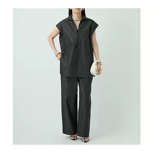 【カオス/Chaos】のWHY NOT NOW バナックシャツ 人気、トレンドファッション・服の通販 founy(ファニー) ファッション Fashion レディースファッション Fashion for Women トップス・カットソー Cut & Sew Tops シャツ・ブラウス・オフィスカジュアル Elegant Blouses & Button-Ups 2025年 2025 2025春夏・S/S Spring/Summer 2025 SS25 おすすめ Recommended / Our Picks インディゴ Indigo Denim セットアップ Set-Up, Coordinated Outfit デニム Denim, Jeans Material ノースリーブ Sleeveless, No-Sleeve ワーク Workwear, Utility Style 夏 Summer other-2|ID: prp329100004838955 ipo3291000000035261267