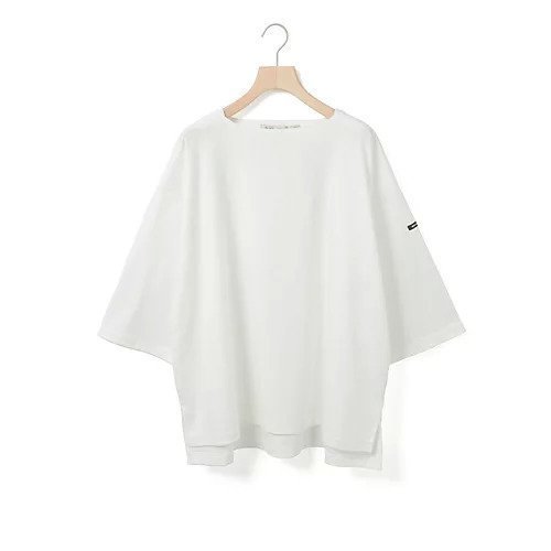 【ミディウミ/MidiUmi】の7分袖ワイドプルオーバー インテリア・キッズ・メンズ・レディースファッション・服の通販 founy(ファニー) ファッション Fashion レディースファッション Fashion for Women トップス・カットソー Cut & Sew Tops カジュアルプルオーバー・ニットトップス Pullovers & Knit Tops / Casual Pullovers カットソー Cut and Sewn Top シルケット Silket, Silky Cotton ベーシック Basic, Essential ワイド Wide, Wide Fit 夏 Summer オフホワイト|ID: prp329100004838957 ipo3291000000036282505