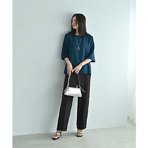 【スタイルデリ/STYLE DELI】の【Kana Oyama BLK001】セットアップトップス 人気、トレンドファッション・服の通販 founy(ファニー) 　ファッション　Fashion　レディースファッション　Fashion for Women　トップス・カットソー　Cut & Sew Tops　セットアップ　Matching Sets　レディーストップス・ブラウス　Tops & Blouses / Assorted Women's Tops　コラボ　Collaboration, Collab　シンプル　Simple, Minimal　スタイリッシュ　Stylish, Fashionable　スリット　Slit, Slit Detail　スリーブ　Sleeve, Long Sleeve / Short Sleeve　スーツ　Suit, Formalwear　セットアップ　Set-Up, Coordinated Outfit　定番　Standard, Basic Item　なめらか　Smooth, Silky Texture　ボトム　Bottoms, Lower Wear　メンズ　Men's, Menswear　ラウンド　Round, Round Neck　ワイド　Wide, Wide Fit　冬　Winter / This Winter　おすすめ　Recommended / Our Picks　夏　Summer　旅行　Travel　エレガント 上品　Elegant　セレモニー　Ceremony　other-2|ID: prp329100004838959 ipo3291000000036333143