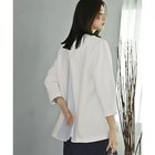 【スタイルデリ/STYLE DELI】の【Kana Oyama BLK001】バックシャツ生地トップス 人気、トレンドファッション・服の通販 founy(ファニー) ファッション Fashion レディースファッション Fashion for Women トップス・カットソー Cut & Sew Tops シャツ・ブラウス・オフィスカジュアル Elegant Blouses & Button-Ups カットソー Cut and Sewn Top コラボ Collaboration, Collab シンプル Simple, Minimal ジョーゼット Georgette, Semi-Sheer Fabric ストライプ Stripe, Striped Pattern ストレッチ Stretch, Stretchy Fabric スリット Slit, Slit Detail 定番 Standard, Basic Item フレア Flare, Flared ボックス Boxy, Box Shape おすすめ Recommended / Our Picks 夏 Summer 旅行 Travel エレガント 上品 Elegant thumbnail ホワイト|ID: prp329100004838960 ipo3291000000036042486