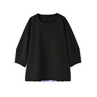 【スタイルデリ/STYLE DELI】の【Kana Oyama BLK001】バックシャツ生地トップス 人気、トレンドファッション・服の通販 founy(ファニー) ファッション Fashion レディースファッション Fashion for Women トップス・カットソー Cut & Sew Tops シャツ・ブラウス・オフィスカジュアル Elegant Blouses & Button-Ups カットソー Cut and Sewn Top コラボ Collaboration, Collab シンプル Simple, Minimal ジョーゼット Georgette, Semi-Sheer Fabric ストライプ Stripe, Striped Pattern ストレッチ Stretch, Stretchy Fabric スリット Slit, Slit Detail 定番 Standard, Basic Item フレア Flare, Flared ボックス Boxy, Box Shape おすすめ Recommended / Our Picks 夏 Summer 旅行 Travel エレガント 上品 Elegant thumbnail ブラック|ID: prp329100004838960 ipo3291000000036042488