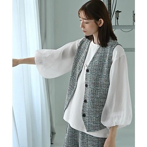 【スタイルデリ/STYLE DELI】の【Kana Oyama BLK001】チュール袖トップス インテリア・キッズ・メンズ・レディースファッション・服の通販 founy(ファニー) ファッション Fashion レディースファッション Fashion for Women トップス・カットソー Cut & Sew Tops インナー Innerwear カットソー Cut and Sewn Top コラボ Collaboration, Collab シンプル Simple, Minimal スリット Slit, Slit Detail チュール Tulip, Tulip Motif 定番 Standard, Basic Item バランス Balance, Style Balance バルーン Balloon, Balloon Silhouette ベーシック Basic, Essential リラックス Relax, Relaxed Fit 冬 Winter / This Winter おすすめ Recommended / Our Picks 旅行 Travel エレガント 上品 Elegant ホワイト|ID: prp329100004838961 ipo3291000000036285782