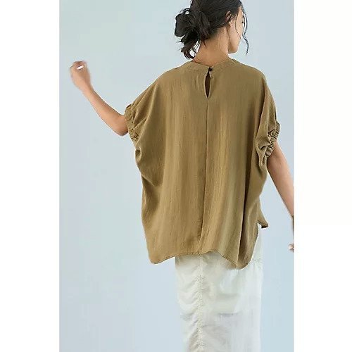【マージュール/marjour】のLINEN BLEND TOPS 人気、トレンドファッション・服の通販 founy(ファニー) ファッション Fashion レディースファッション Fashion for Women トップス・カットソー Cut & Sew Tops ストレッチ Stretch, Stretchy Fabric とろみ Fluid, Flowy Fabric ポケット Pocket, Pocket Detail リネン Linen, Linen Fabric ワンポイント One Point, Statement Accent other-3|ID: prp329100004838962 ipo3291000000035261304