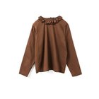 【ミズイロ インド/mizuiro ind】のフリルカラープルオーバーシャツ ブラウン|ID: prp329100004838965 ipo3291000000035293586