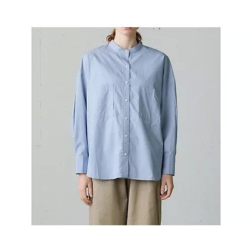 【ミディウミ/MidiUmi】のタックスリーブシャツ インテリア・キッズ・メンズ・レディースファッション・服の通販 founy(ファニー) 　ファッション　Fashion　レディースファッション　Fashion for Women　トップス・カットソー　Cut & Sew Tops　シャツ・ブラウス・オフィスカジュアル　Elegant Blouses & Button-Ups　カフス　Cuff Design　タイプライター　Typewriter Fabric, Crisp Cotton　ベーシック　Basic, Essential　ポケット　Pocket, Pocket Detail　ライトブルー|ID: prp329100004838966 ipo3291000000036311088