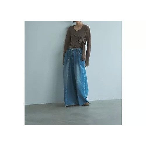 【マージュール/marjour】のSCARF SET T-SHIRT 人気、トレンドファッション・服の通販 founy(ファニー) ファッション Fashion レディースファッション Fashion for Women トップス・カットソー Cut & Sew Tops シャツ・ブラウス・オフィスカジュアル Elegant Blouses & Button-Ups ロングTシャツ・Tシャツ Longline T-Shirts & Tees カットソー Cut and Sewn Top シンプル Simple, Minimal スカーフ Scarf, Neckwear ストレッチ Stretch, Stretchy Fabric スリーブ Sleeve, Long Sleeve / Short Sleeve デニム Denim, Jeans Material トレンド Trend, Trending Now バランス Balance, Style Balance ビスチェ Bustier, Corset Top ポケット Pocket, Pocket Detail リラックス Relax, Relaxed Fit ロング Long, Long-Length other-3|ID: prp329100004838970 ipo3291000000035261347