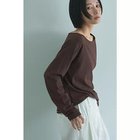 【マージュール/marjour】のBOATNECK ASYMMETRY TEE BROWN|ID: prp329100004838971 ipo3291000000035603564