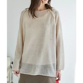 【スタイルデリ/STYLE DELI】のアルパカ混エアリールーズニットトップス 人気、トレンドファッション・服の通販 founy(ファニー) ファッション Fashion レディースファッション Fashion for Women トップス・カットソー Cut & Sew Tops ニット Knit Tops & Sweaters イエロー Yellow インナー Innerwear カットソー Cut and Sewn Top 切替 Switching, Contrast Panel ストレート Straight, Straight Cut スリット Slit, Slit Detail スリーブ Sleeve, Long Sleeve / Short Sleeve デコルテ Décolleté, Neckline 定番 Standard, Basic Item 長袖 Long Sleeve, Full Sleeve バランス Balance, Style Balance フォルム Silhouette, Form 防寒 Cold Protection, Winter-Ready リラックス Relax, Relaxed Fit ルーズ Loose, Oversized |ID:prp329100004838973