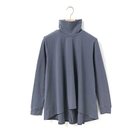 【ミディウミ/MidiUmi】のハイネックフレアプルオーバー グレー|ID: prp329100004838974 ipo3291000000035306570