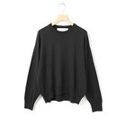 【ミディウミ/MidiUmi】のクルーネックニットプルオーバー ブラック|ID: prp329100004838975 ipo3291000000036319482