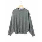 【ミディウミ/MidiUmi】のクルーネックニットプルオーバー チャコールグレー|ID: prp329100004838975 ipo3291000000036319485