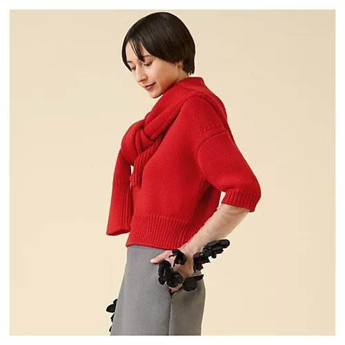 【マルティニーク/martinique】のローゲージウールプルオーバー(アンサンブル可) 人気、トレンドファッション・服の通販 founy(ファニー) 　ファッション　Fashion　レディースファッション　Fashion for Women　トップス・カットソー　Cut & Sew Tops　アンサンブルニット　Knit Ensembles & Twin Sets　カジュアルプルオーバー・ニットトップス　Pullovers & Knit Tops / Casual Pullovers　おすすめ　Recommended / Our Picks　アンサンブル　Ensemble Set　コンパクト　Compact, Small Size　ショルダー　Shoulder, Shoulder Strap　スリーブ　Sleeve, Long Sleeve / Short Sleeve　ドロップ　Drop Shoulder, Dropped Style　ハーフ　Half, Half-Length　バランス　Balance, Style Balance　リラックス　Relax, Relaxed Fit　other-2|ID: prp329100004838979 ipo3291000000035261401