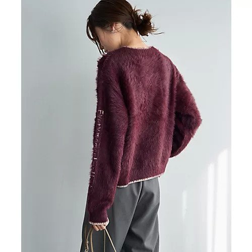 【スタイルデリ/STYLE DELI】の【LUXE】レタードしっとりシャギーニット 人気、トレンドファッション・服の通販 founy(ファニー) ファッション Fashion レディースファッション Fashion for Women トップス・カットソー Cut & Sew Tops ニット Knit Tops & Sweaters インナー Innerwear 軽量 Lightweight, Ultra Light ストレート Straight, Straight Cut スリット Slit, Slit Detail なめらか Smooth, Silky Texture 長袖 Long Sleeve, Full Sleeve バランス Balance, Style Balance フェザー Feather, Feather Detail other-3|ID: prp329100004838982 ipo3291000000036049498