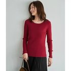 【スタイルデリ/STYLE DELI】の新補正リブ デコルテあきニットトップス 人気、トレンドファッション・服の通販 founy(ファニー) ファッション Fashion レディースファッション Fashion for Women トップス・カットソー Cut & Sew Tops ニット Knit Tops & Sweaters カーディガン Cardigan, Knitwear クール Cool, Chic サロペット Overalls, Salopette シンプル Simple, Minimal ジャケット Jacket, Outerwear スクエア Square, Square Shape ストレート Straight, Straight Cut スリット Slit, Slit Detail デコルテ Décolleté, Neckline 定番 Standard, Basic Item なめらか Smooth, Silky Texture 長袖 Long Sleeve, Full Sleeve ベーシック Basic, Essential リブニット Rib Knit, Ribbed Knit thumbnail レッド|ID: prp329100004838983 ipo3291000000035828774