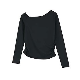 【ジュリエ/Julier】のEcocoアシンメトリーロングスリーブプルオーバー 人気、トレンドファッション・服の通販 founy(ファニー) ファッション Fashion レディースファッション Fashion for Women トップス・カットソー Cut & Sew Tops カジュアルプルオーバー・ニットトップス Pullovers & Knit Tops / Casual Pullovers アシンメトリー Asymmetrical Style インナー Innerwear ギャザー Gathered, Ruffled コレクション Collection, Seasonal Line 吸水 Absorbent, Quick-Dry 人気 Popular, Best Seller 長袖 Long Sleeve, Full Sleeve バランス Balance, Style Balance フィット Fit, Slim Fit 無地 Plain, Solid Color ヨガ Yoga, Yoga Wear ラップ Wrap, Wrap Design ランニング Running, Running Wear, Activewear, Jogging リラックス Relax, Relaxed Fit ワーク Workwear, Utility Style エレガント 上品 Elegant |ID:prp329100004838986