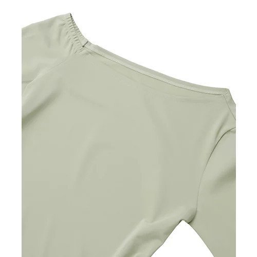 【ジュリエ/Julier】のEcocoアシンメトリーロングスリーブプルオーバー 人気、トレンドファッション・服の通販 founy(ファニー) 　ファッション　Fashion　レディースファッション　Fashion for Women　トップス・カットソー　Cut & Sew Tops　カジュアルプルオーバー・ニットトップス　Pullovers & Knit Tops / Casual Pullovers　アシンメトリー　Asymmetrical Style　インナー　Innerwear　ギャザー　Gathered, Ruffled　コレクション　Collection, Seasonal Line　吸水　Absorbent, Quick-Dry　人気　Popular, Best Seller　長袖　Long Sleeve, Full Sleeve　バランス　Balance, Style Balance　フィット　Fit, Slim Fit　無地　Plain, Solid Color　ヨガ　Yoga, Yoga Wear　ラップ　Wrap, Wrap Design　ランニング　Running, Running Wear, Activewear, Jogging　リラックス　Relax, Relaxed Fit　ワーク　Workwear, Utility Style　エレガント 上品　Elegant　other-3|ID: prp329100004838986 ipo3291000000036268760