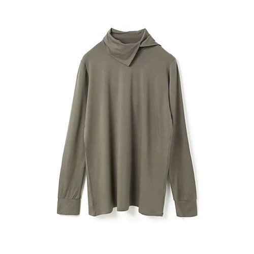 【ミズイロ インド/mizuiro ind】のアシンメトリーシャツプルオーバー インテリア・キッズ・メンズ・レディースファッション・服の通販 founy(ファニー) 　ファッション　Fashion　レディースファッション　Fashion for Women　トップス・カットソー　Cut & Sew Tops　シャツ・ブラウス・オフィスカジュアル　Elegant Blouses & Button-Ups　カジュアルプルオーバー・ニットトップス　Pullovers & Knit Tops / Casual Pullovers　おすすめ　Recommended / Our Picks　アシンメトリー　Asymmetrical Style　インナー　Innerwear　カットソー　Cut and Sewn Top　ストレッチ　Stretch, Stretchy Fabric　人気　Popular, Best Seller　今季　This Season, Current Season　再入荷　Restock / Back in Stock　グレージュ|ID: prp329100004838989 ipo3291000000035261457