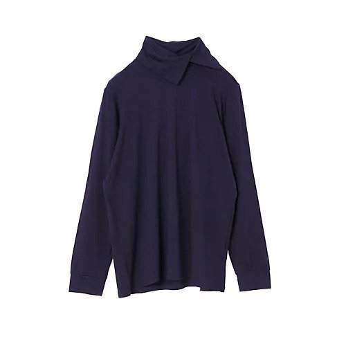 【ミズイロ インド/mizuiro ind】のアシンメトリーシャツプルオーバー インテリア・キッズ・メンズ・レディースファッション・服の通販 founy(ファニー) 　ファッション　Fashion　レディースファッション　Fashion for Women　トップス・カットソー　Cut & Sew Tops　シャツ・ブラウス・オフィスカジュアル　Elegant Blouses & Button-Ups　カジュアルプルオーバー・ニットトップス　Pullovers & Knit Tops / Casual Pullovers　おすすめ　Recommended / Our Picks　アシンメトリー　Asymmetrical Style　インナー　Innerwear　カットソー　Cut and Sewn Top　ストレッチ　Stretch, Stretchy Fabric　人気　Popular, Best Seller　今季　This Season, Current Season　再入荷　Restock / Back in Stock　ネイビー|ID: prp329100004838989 ipo3291000000035261458