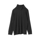 【ミズイロ インド/mizuiro ind】のアシンメトリーシャツプルオーバー ブラック|ID: prp329100004838989 ipo3291000000035305187