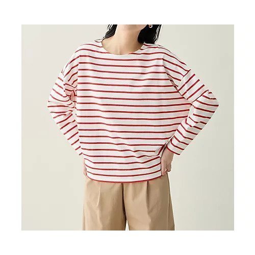【エニー/ANY】のコクーンボーダープルオーバー 人気、トレンドファッション・服の通販 founy(ファニー) ファッション Fashion レディースファッション Fashion for Women トップス・カットソー Cut & Sew Tops カジュアルプルオーバー・ニットトップス Pullovers & Knit Tops / Casual Pullovers カラフル Colorful Design ストレート Straight, Straight Cut デニム Denim, Jeans Material ボーダー Border, Stripe ワイド Wide, Wide Fit 吸水 Absorbent, Quick-Dry 洗える Machine Washable other-3|ID: prp329100004838996 ipo3291000000035261497