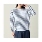 【エニー/ANY】のコクーンボーダープルオーバー 人気、トレンドファッション・服の通販 founy(ファニー) ファッション Fashion レディースファッション Fashion for Women トップス・カットソー Cut & Sew Tops カジュアルプルオーバー・ニットトップス Pullovers & Knit Tops / Casual Pullovers カラフル Colorful Design ストレート Straight, Straight Cut デニム Denim, Jeans Material ボーダー Border, Stripe ワイド Wide, Wide Fit 吸水 Absorbent, Quick-Dry 洗える Machine Washable thumbnail ブルー|ID: prp329100004838996 ipo3291000000036284288