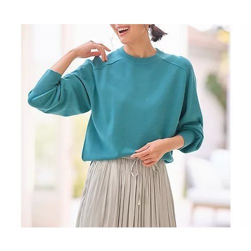 【エニー/ANY】のスプリングラグランニット インテリア・キッズ・メンズ・レディースファッション・服の通販 founy(ファニー) https://founy.com/ ファッション Fashion レディースファッション Fashion for Women トップス・カットソー Cut & Sew Tops ニット Knit Tops & Sweaters なめらか Smooth, Silky Texture スリーブ Sleeve, Long Sleeve / Short Sleeve バランス Balance, Style Balance |ID: prp329100004839005 ipo3291000000035293593