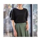 【エニー/ANY】のシャーリングランタンスリーブトップス ブラック|ID: prp329100004839009 ipo3291000000035317540