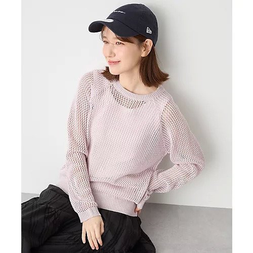 【エニー/ANY】のメッシュプルオーバー インテリア・キッズ・メンズ・レディースファッション・服の通販 founy(ファニー) 　ファッション　Fashion　レディースファッション　Fashion for Women　トップス・カットソー　Cut & Sew Tops　カジュアルプルオーバー・ニットトップス　Pullovers & Knit Tops / Casual Pullovers　おすすめ　Recommended / Our Picks　インナー　Innerwear　スリーブ　Sleeve, Long Sleeve / Short Sleeve　タンク　Tank Top, Sleeveless Top　メッシュ　Mesh, Net Fabric　リラックス　Relax, Relaxed Fit　ロング　Long, Long-Length　長袖　Long Sleeve, Full Sleeve　ラベンダー|ID: prp329100004839016 ipo3291000000035261590