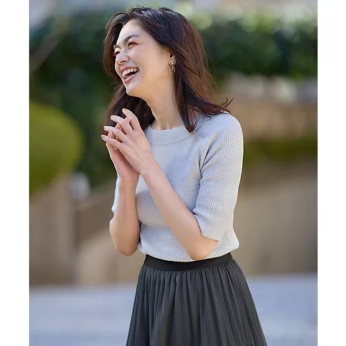 【エニー/ANY】のラメリブニット 人気、トレンドファッション・服の通販 founy(ファニー) 　ファッション　Fashion　レディースファッション　Fashion for Women　トップス・カットソー　Cut & Sew Tops　ニット　Knit Tops & Sweaters　インナー　Innerwear　フィット　Fit, Slim Fit　other-2|ID: prp329100004839017 ipo3291000000036052362