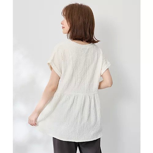 【エニー/ANY】のフクレジャージチュニック 人気、トレンドファッション・服の通販 founy(ファニー) 　ファッション　Fashion　レディースファッション　Fashion for Women　トップス・カットソー　Cut & Sew Tops　おすすめ　Recommended / Our Picks　タイトスカート　Pencil Skirt, Tight Skirt　チュニック　Tunic, Long Top　バランス　Balance, Style Balance　フェミニン　Feminine, Girly　ペプラム　Peplum, Flared Hem　other-2|ID: prp329100004839019 ipo3291000000036289353