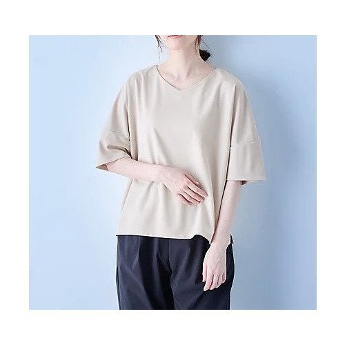 【エニー/ANY】のドライポンチVネックプルオーバー 人気、トレンドファッション・服の通販 founy(ファニー) 　ファッション　Fashion　レディースファッション　Fashion for Women　トップス・カットソー　Cut & Sew Tops　カジュアルプルオーバー・ニットトップス　Pullovers & Knit Tops / Casual Pullovers　Vネックトップス　V-Neck Tops / V-Cut Neckline Shirts　おすすめ　Recommended / Our Picks　なめらか　Smooth, Silky Texture　ショルダー　Shoulder, Shoulder Strap　スリット　Slit, Slit Detail　ドロップ　Drop Shoulder, Dropped Style　エレガント 上品　Elegant　 other-1|ID: prp329100004839022 ipo3291000000036289337