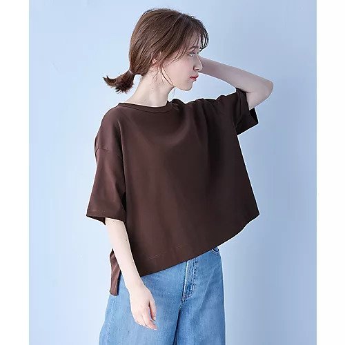 【エニー/ANY】のフライスワイドTシャツ 人気、トレンドファッション・服の通販 founy(ファニー) 　ファッション　Fashion　レディースファッション　Fashion for Women　トップス・カットソー　Cut & Sew Tops　シャツ・ブラウス・オフィスカジュアル　Elegant Blouses & Button-Ups　ロングTシャツ・Tシャツ　Longline T-Shirts & Tees　コンパクト　Compact, Small Size　スリット　Slit, Slit Detail　ワイド　Wide, Wide Fit　other-2|ID: prp329100004839024 ipo3291000000036320731