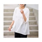 【エニー/ANY】の【WEB限定】サッカーギャザーペプラムブラウス ホワイト|ID: prp329100004839029 ipo3291000000036023675