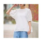 【エニー/ANY】のサッカーギャザーバックペプラムブラウス ホワイト|ID: prp329100004839030 ipo3291000000035829554