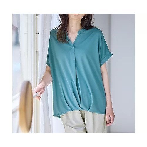 【エニー/ANY】のストレッチピケカシュクールカットソー 人気、トレンドファッション・服の通販 founy(ファニー) 　ファッション　Fashion　レディースファッション　Fashion for Women　トップス・カットソー　Cut & Sew Tops　カットソー・ベーシックTシャツ　Cut-and-Sewn Tops / Stretch Tees & Basics　おすすめ　Recommended / Our Picks　ストレッチ　Stretch, Stretchy Fabric　洗える　Machine Washable　other-2|ID: prp329100004839032 ipo3291000000035261671