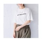 【エニー/ANY】の【汗ジミ防止加工】シルケットスムース半袖ロゴTシャツ オフ|ID: prp329100004839034 ipo3291000000035920869
