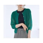 【エニー/ANY】のメッシュパターンニットカーディガン ターコイズ|ID: prp329100004839037 ipo3291000000035317553