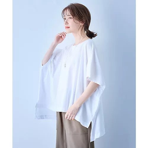 【エニー/ANY】のハイツイストコットンポンチョ風Tシャツ 人気、トレンドファッション・服の通販 founy(ファニー) 　ファッション　Fashion　レディースファッション　Fashion for Women　アウター　Coat / Outerwear Collection　ポンチョ・ケープコート　Ponchos & Capes　トップス・カットソー　Cut & Sew Tops　シャツ・ブラウス・オフィスカジュアル　Elegant Blouses & Button-Ups　ロングTシャツ・Tシャツ　Longline T-Shirts & Tees　おすすめ　Recommended / Our Picks　スリット　Slit, Slit Detail　バランス　Balance, Style Balance　ポンチョ　Poncho, Cape Style　ワイド　Wide, Wide Fit　other-3|ID: prp329100004839038 ipo3291000000036289374