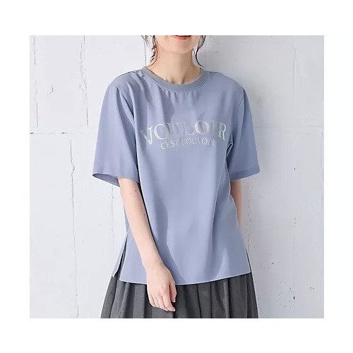 【エニー/ANY】の【WEB限定】ジョーゼットロゴ半袖Tシャツ インテリア・キッズ・メンズ・レディースファッション・服の通販 founy(ファニー) https://founy.com/ ファッション Fashion レディースファッション Fashion for Women トップス・カットソー Cut & Sew Tops シャツ・ブラウス・オフィスカジュアル Elegant Blouses & Button-Ups ロングTシャツ・Tシャツ Longline T-Shirts & Tees おすすめ Recommended / Our Picks インナー Innerwear ジャケット Jacket, Outerwear ジョーゼット Georgette, Semi-Sheer Fabric ストレッチ Stretch, Stretchy Fabric デニム Denim, Jeans Material プリント Print, Printed Pattern 半袖 Short Sleeve, Half Sleeve 吸水 Absorbent, Quick-Dry 夏 Summer |ID: prp329100004839041 ipo3291000000036271076