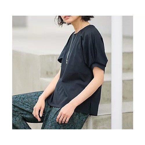 【エニー/ANY】のパフスリーブラグランTシャツ 人気、トレンドファッション・服の通販 founy(ファニー) 　ファッション　Fashion　レディースファッション　Fashion for Women　トップス・カットソー　Cut & Sew Tops　シャツ・ブラウス・オフィスカジュアル　Elegant Blouses & Button-Ups　ロングTシャツ・Tシャツ　Longline T-Shirts & Tees　スリーブ　Sleeve, Long Sleeve / Short Sleeve　デニム　Denim, Jeans Material　バランス　Balance, Style Balance　夏　Summer　other-2|ID: prp329100004839045 ipo3291000000036320946